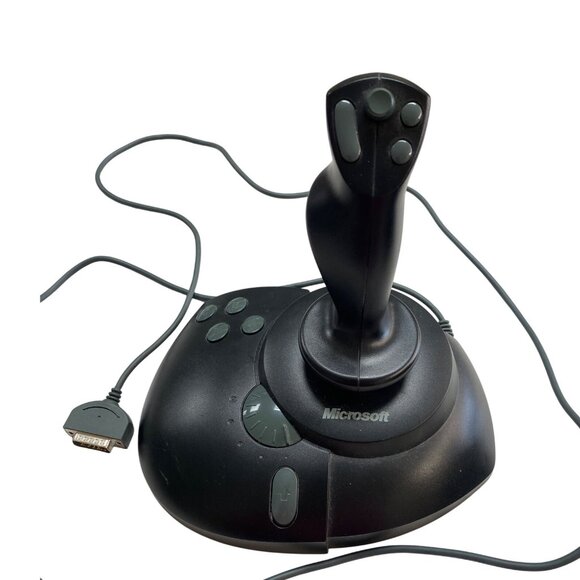 Microsoft SideWinder Precision Pro Joystick Wired Gaming Controller Black - Picture 1 of 7